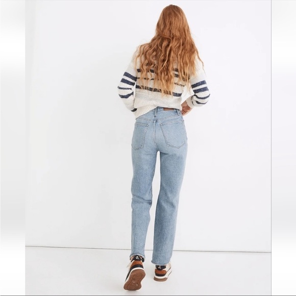 Madewell The Perfect Vintage Straight Jean in Reinhart Wash Size 30 - Picture 2 of 12